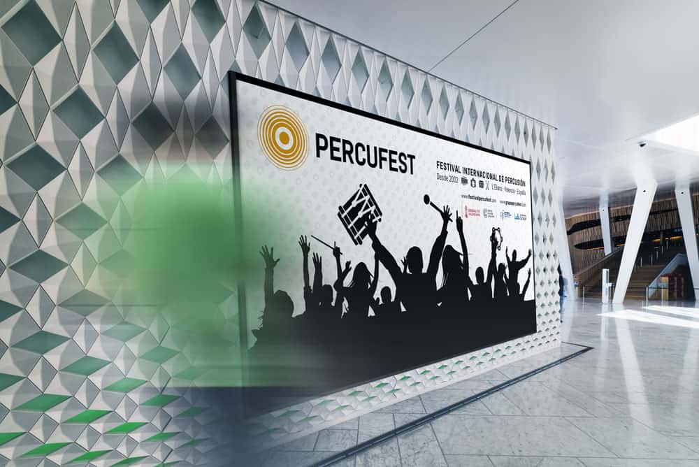 PercuFest - Lona Escenario