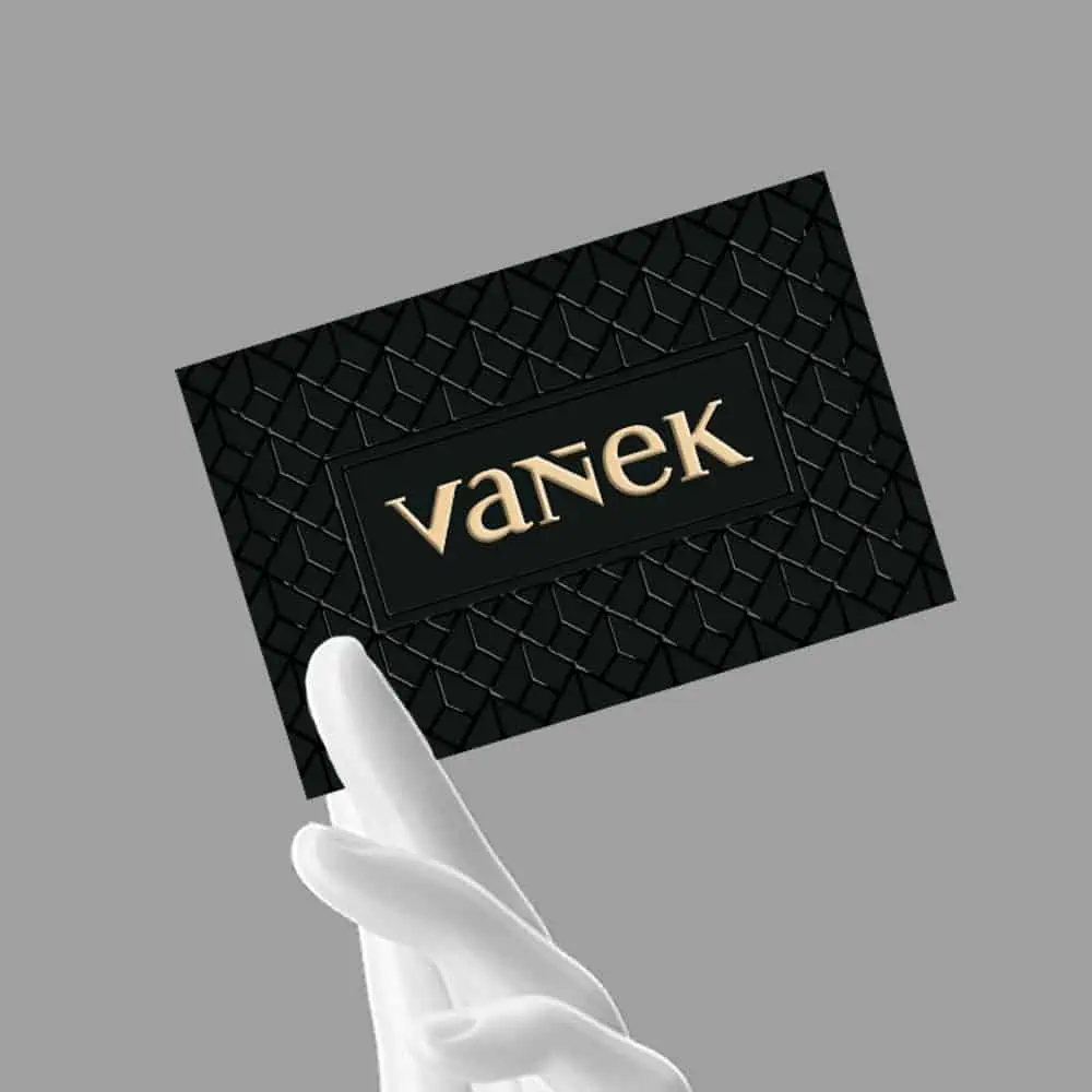 Tarjeta corporativa Vañek